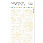 Alex Syberia Designs - Gorgeous Peonies Hot Foil Plate