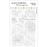 Alex Syberia Designs - Gorgeous Peonies Stamp Set