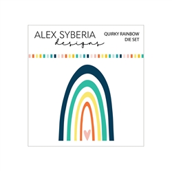Alex Syberia Designs - Quirky Rainbow Stand alone  Die Set