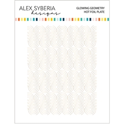 Alex Syberia Designs - Glowing Geometry Hot Foil Plate