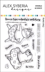 Alex Syberia Designs - Sparkle & Dance Stamp Set