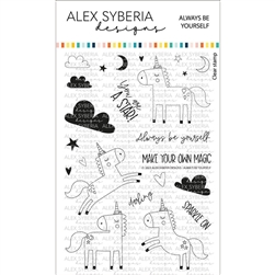 Alex Syberia Designs - Always Be Yourself  Stamp Set