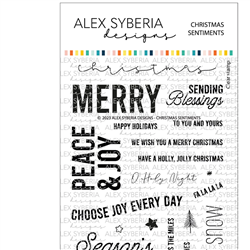 Alex Syberia Designs - Christmas Sentiments Stamp Set