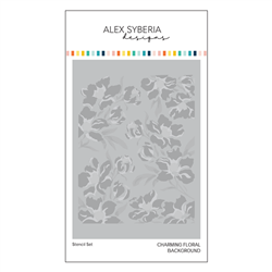 Alex Syberia Designs - Charming Floral Background Stencil