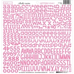 Bella Blvd - 12x12 Alphabet Sticker Sheet Scramble -Peep