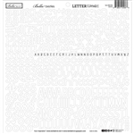 Bella Blvd - 12x12 Alphabet Sticker Sheet Scramble - White