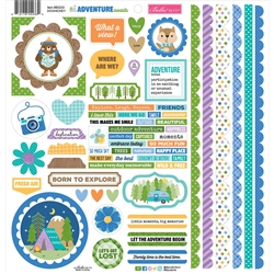 Bella Blvd - Adventure Awaits Doohickey Cardstock Stickers 12X12