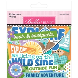 Bella Blvd - Adventure Awaits Words Ephemera
