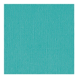 Bazzill - 12x12 Textured Cardstock Capri Sea