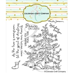 Colorado Craft Company - Peaceful Fox By Anita Jeram Stamp Set