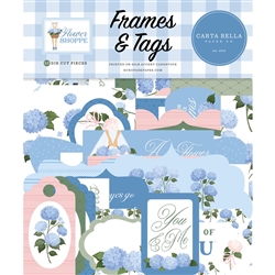 Carta Bella - Flower Shoppe Frames & Tags Ephemera