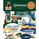 Carta Bella - Gone Fishing Ephemera Frames and Tags
