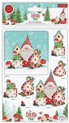 Craft Consortium - It's Snome Time 2 3D Decoupage and Topper Set