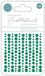 Craft Consortium -  Essential Adhesive Dew Drops Green