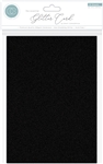 Craft Consortium -  The Essential Glitter Card 8.5X11 Black 10/Sheets