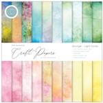 Craft Consortium - Double-Sided Paper Pad 8X8 Grunge Tones Light 30/Pkg