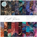 Craft Consortium - Double-Sided Paper Pad 12X12 Ink Drops Midnight  30/Pkg