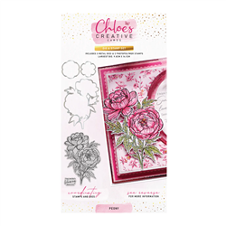 Chloe's Creative - Peony Die and Stamp Set
