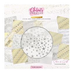 Chloe's Creative - Foilded Paper Pad Gilded Christmas 8x8