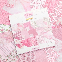 Chloe's Creative - Pretty Peonies Designer 8x8 Printed Pad