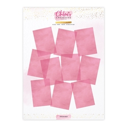 Chloe's Creative -Designer Printed Vellum Azalea Wash