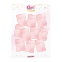 Chloe's Creative -Designer Printed Vellum Rose Quartz Wash