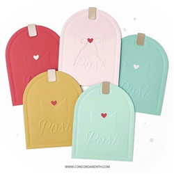 Concord & 9th - Happy Mail Embossing Folder