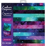Crafter's Companion -  Cosmic Paper Double-Sided Pad 12X12 24/Pkg