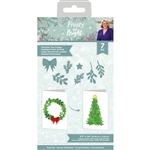 Crafter's Companion -  Sara Davies Frosty & Bright Christmas Tree Foliage Die Set