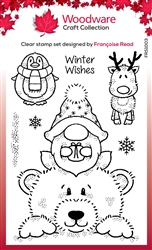 Creative Expressions - Woodware Winter Norman and Friends