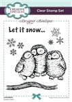 Creative Expressions - Snow Owls 4x6 Stamp Set