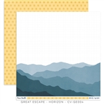 Cocoa Vanilla Studio - Great Escape Patterned Paper Horizon