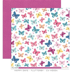 Cocoa Vanilla Studio - Happy Days Patterned Paper Flutterby