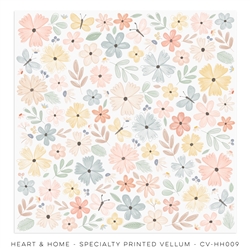 Cocoa Vanilla Studio - Heart & Home Printed Vellum Specialty