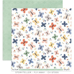 Cocoa Vanilla Studio - Storyteller 12X12 Double-Sided Cardstock Fly Away