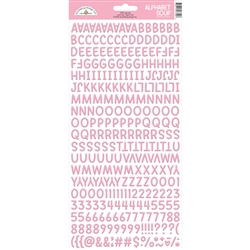 Doodlebug - Alphabet Soup Puffy Stickers 6X13 Cupcake