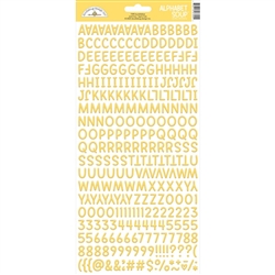 Doodlebug - Alphabet Soup Puffy Stickers 6X13 Bumblebee