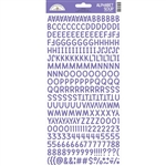 Doodlebug - Alphabet Soup Puffy Stickers 6X13 Lilac