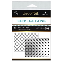 Deco Foil - Toner Card Fronts Off The Grid 8/Sheets
