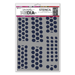 Dina Wakley MEdia - Stencil 9X6 Dotted Tape