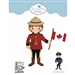 Elizabeth Craft Designs - The Great Outdoors, Peter The Mountie Die Set