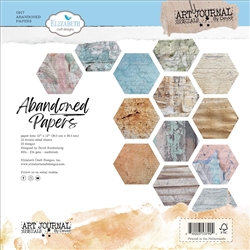 Elizabeth Craft Designs - Double-Sided Cardstock Pack 12X12 Abandoned Papers