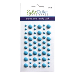 Eyelet Outlet - Enamel Dots Matte Blue