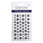 Eyelet Outlet - Enamel Dots Glitter Silver