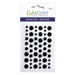 Eyelet Outlet - Enamel Dots Matte Black