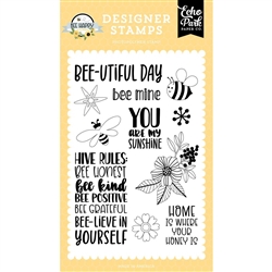 Echo Park - Bee Happy Bee Hive Rules Stamp Set