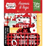 Echo Park - Little Ladybug Cardstock Ephemera 34/Pkg Frames & Tags