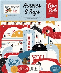 Echo Park - Mouse & Me Frames & Tags Ephemera