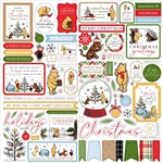 Echo Park - Winnie The Pooh Christmas Cardstock Stickers 12X12 Elements