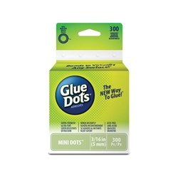 Glue Dots - Clear Dot Roll Mini 0.1875" 300/Pkg